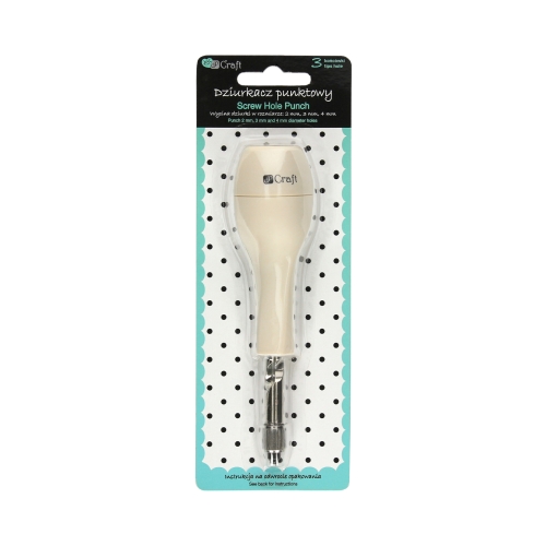 Dziurkacz punktowy DpCraft - trzy końcówki