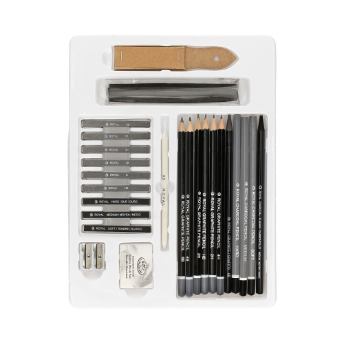 Zestaw do szkicowania 28elementów Royal & LangnickelRD832-3T