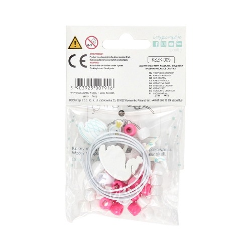 Zestaw kreatywny naszyjnik - Baletnica