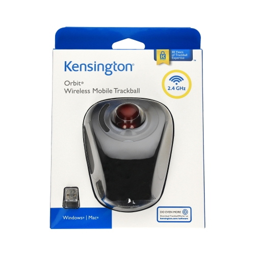 Trackball mobilny bezprzewodowy czarny Kensington Orbit