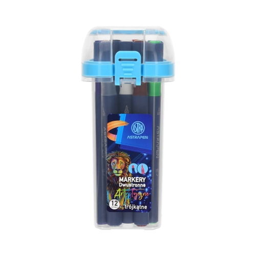 Marker artystyczny 12kol dwustronny AstraPen 207023012
