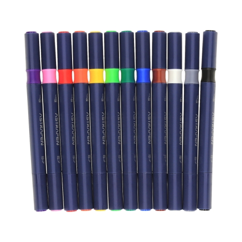 Marker artystyczny 12kol dwustronny AstraPen 207023012