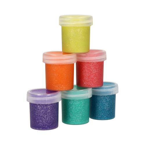 Farby dekoracyjne 6kol 20ml z brokatem Astra 301124002