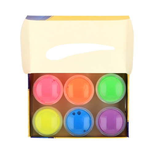 Farby dekoracyjne 6kol 20ml fluorescencyjne Astra 301124004