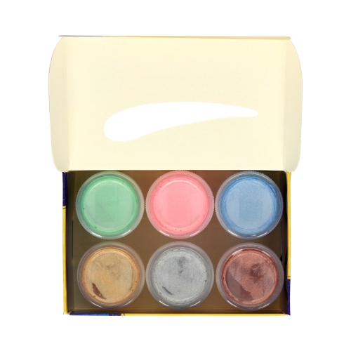 Farby dekoracyjne 6kol 20ml perłowe Astra 301124005