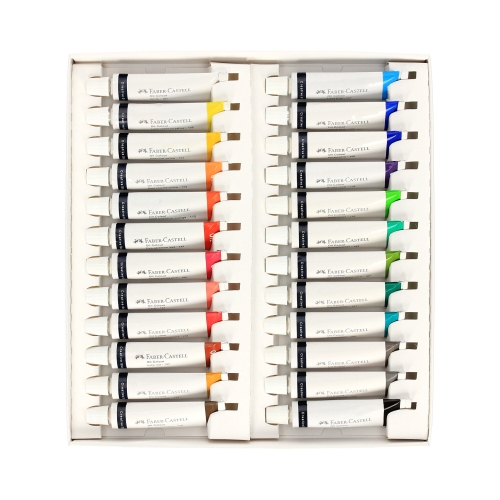 Farba olejna 24kol 9ml tuba Faber-Castell FC379524
