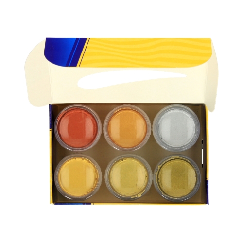 Farby dekoracyjne 6kol 20ml metalic Astra 301124003