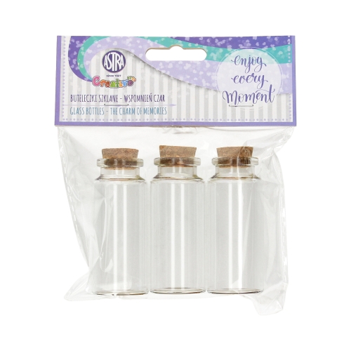 Buteleczki szklane z korkiem Wspomnień czar (3) 335121008