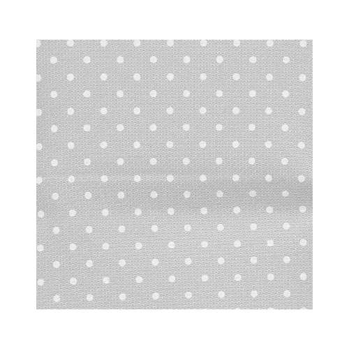Kanwa bawełniana 35x42/18ct szara w kropki Petit Point Aida Zweigart 7349