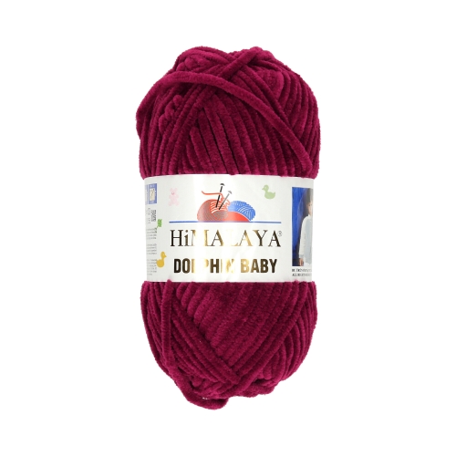 Włóczka 100g bordowy Dolphin Baby Himalaya 80322