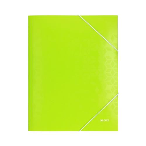 Teczka gumka A4 jasnozielona karton Wow Leitz