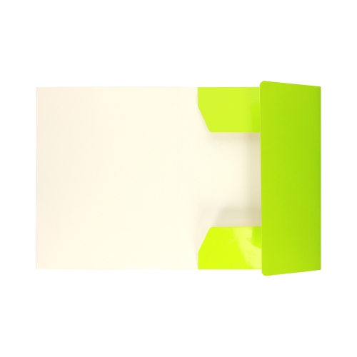 Teczka gumka A4 jasnozielona karton Wow Leitz