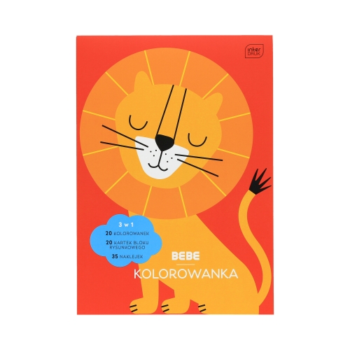 Kolorowanka A4/40 naklejki BeBe Kids Interdruk