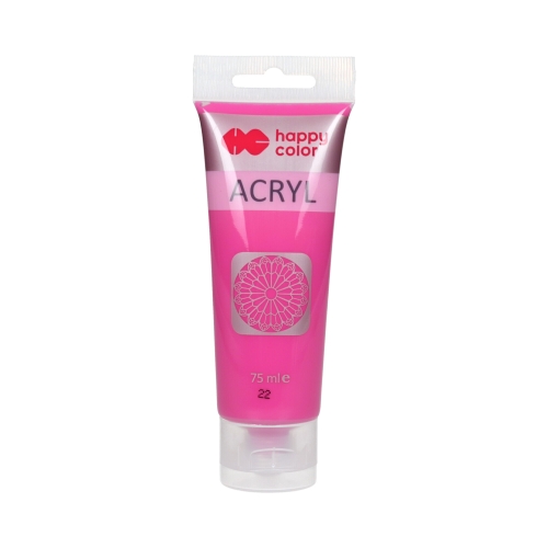 Farba akrylowa 75ml viva magenta Happy Color