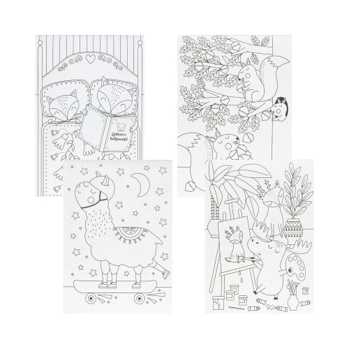 Kolorowanka A4/40 naklejki BeBe pastel Interdruk