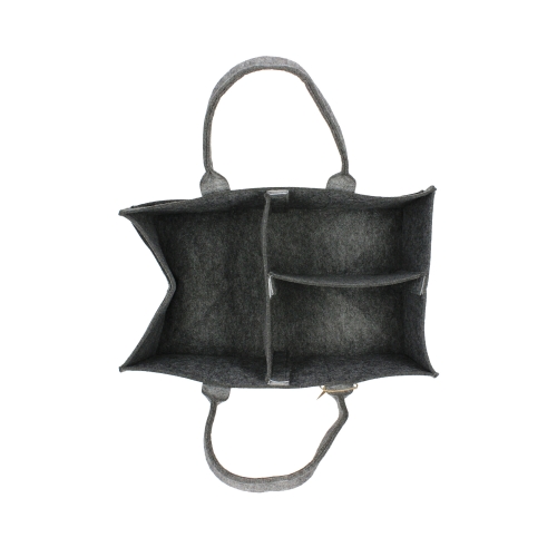 Torba filcowa czarna przegródki Kangoo