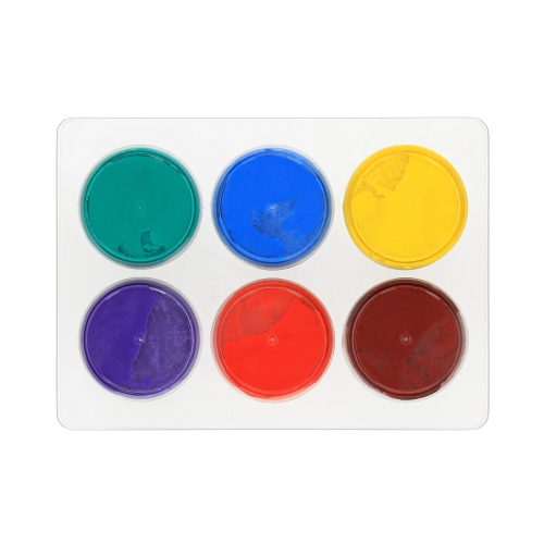 Farby do malowania palcami 6kol Strigo SSC298