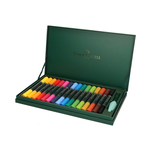 Pisaki akwarelowe dwustronne 16kol. + pędzelek A.Durer Faber-Castell FC160318