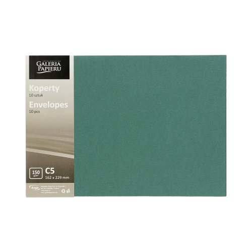 Koperty C5 zielone Pearl 150g (10)