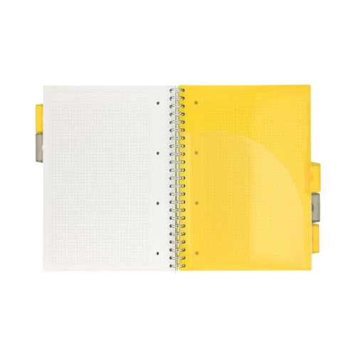 Kołobrulion A4/100 kratka szary Grand NotoBook