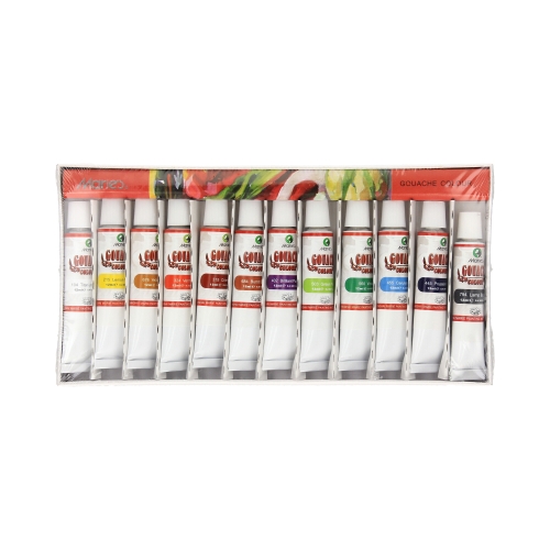 Farby gwasze 12kol 12ml Maries 7312B