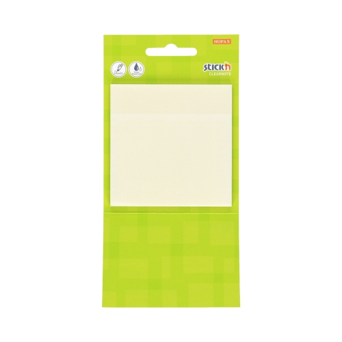 Karteczki samoprzylepne 76x76/50 przeźroczyste Stickn 21712