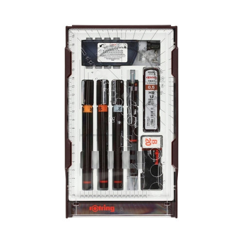 Isograph 0.2/0.4/0.6mm zestaw Combi Rotring College S0699390
