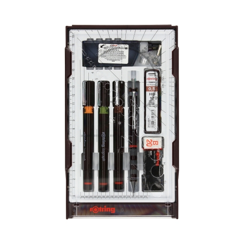 Isograph 0.2/0.3/0.5mm zestaw Combi Rotring College S0699370