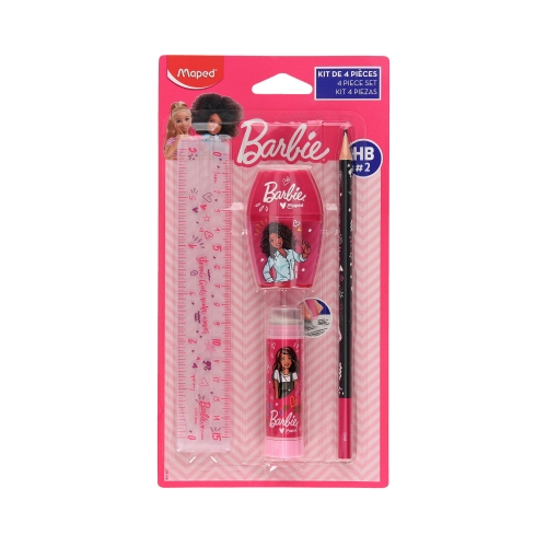 Zestaw szkolny Barbie 4elementy Maped 981867