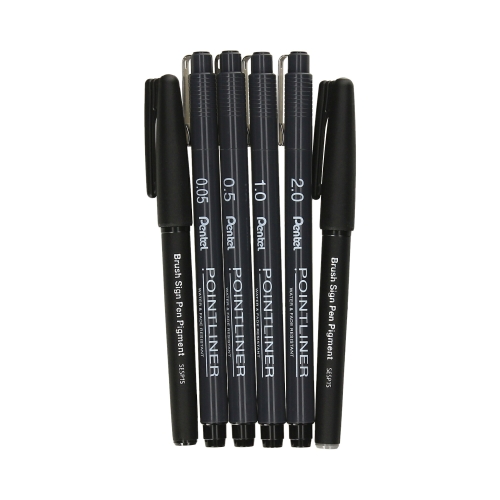 Zestaw do rysowania Mangi Pentel (4+2)