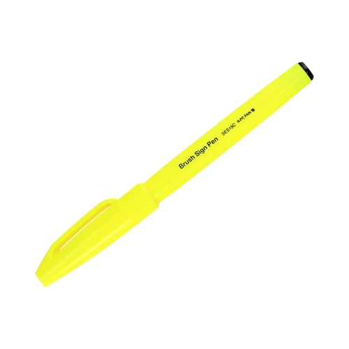 Pisak 5kol Fluo art Brush Sign Pen Pentel