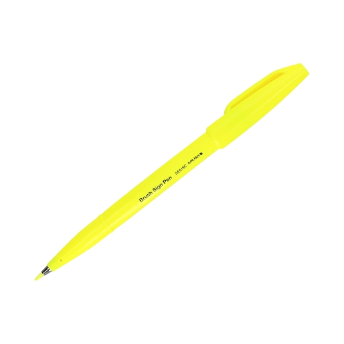 Pisak 5kol Fluo art Brush Sign Pen Pentel