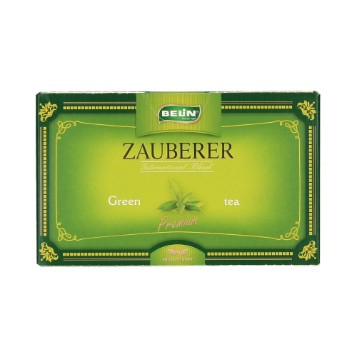 Herbata ekspresowa zielona Belin Zauberer 20 torebek koperty
