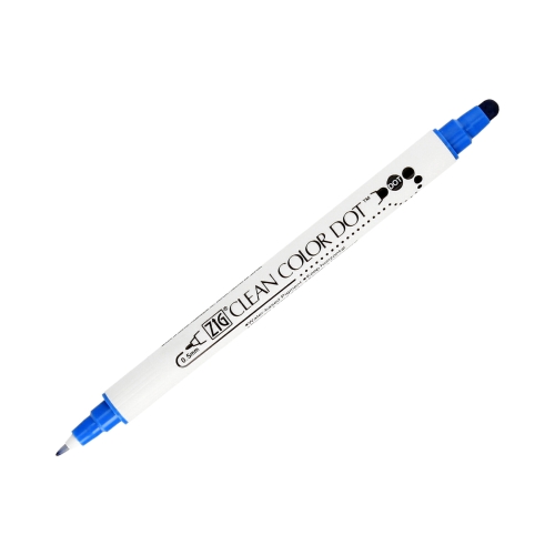 Zestaw pisaków dwustronnych 6kol. Clean Color Dot Kuretake