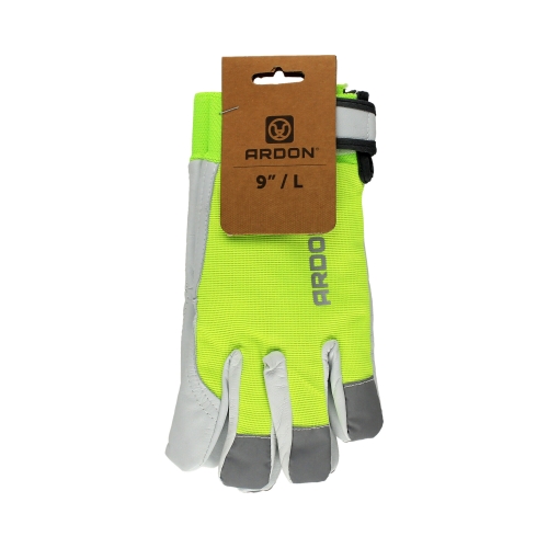 Rękawice ochronne Hobby Winter biało-żółte 9 Ardon (2)