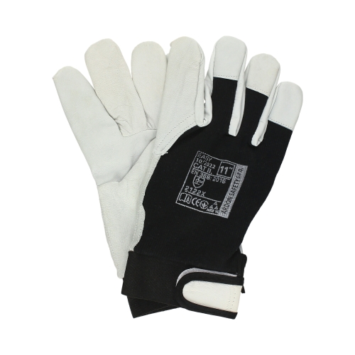 Rękawice robocze Easy czarno-białe 11 Ardon (2)