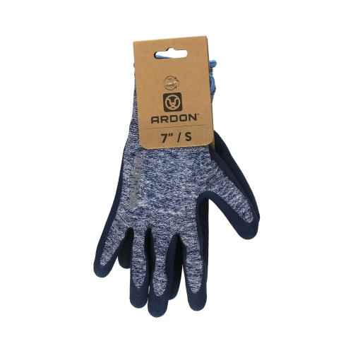 Rękawice powlekane Nature Touch niebieskie 7 Ardon (2)