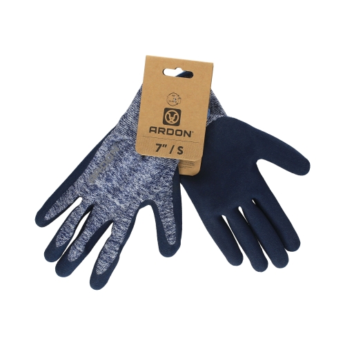 Rękawice powlekane Nature Touch niebieskie 7 Ardon (2)