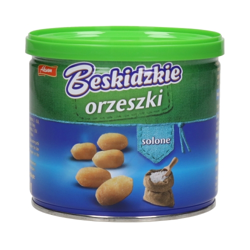 Orzeszki solone w puszce 140g Beskidzkie
