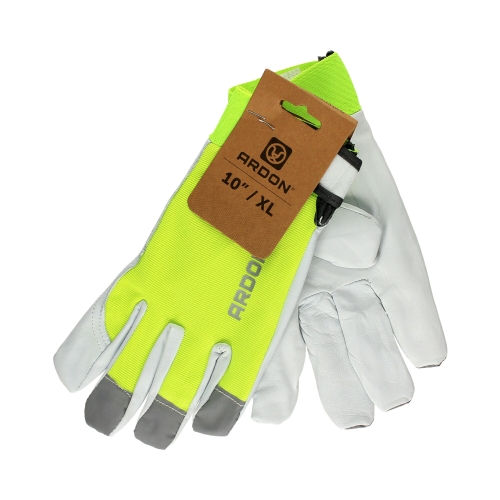 Rękawice ochronne Hobby Winter biało-żółte 10 Ardon (2)