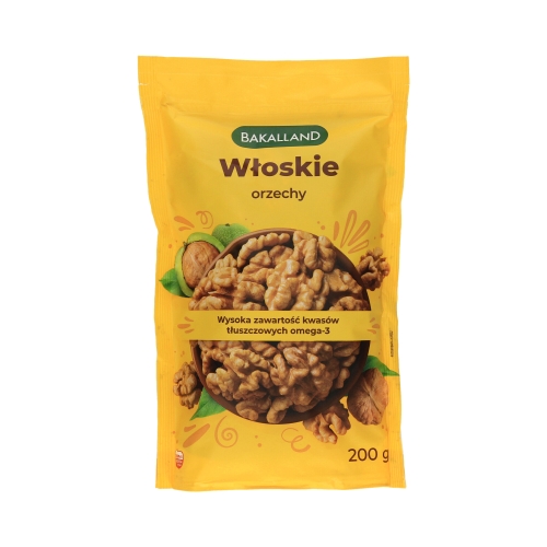 Orzechy włoskie 200g Bakalland