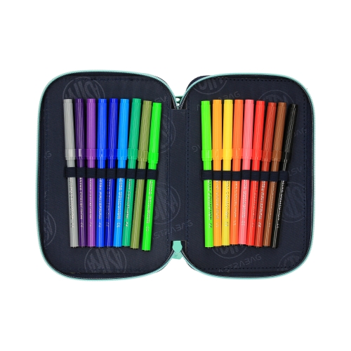 Piórnik z wyposażeniem potrójny Baby Deer Astrabag