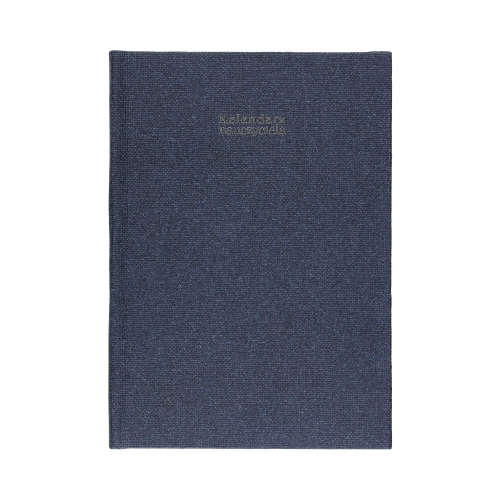 Kalendarz książkowy A5 Nauczyciela granatowy Tygodniowy Ekolen