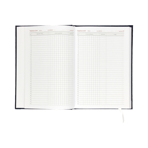 Kalendarz książkowy A5 Nauczyciela granatowy Tygodniowy Ekolen