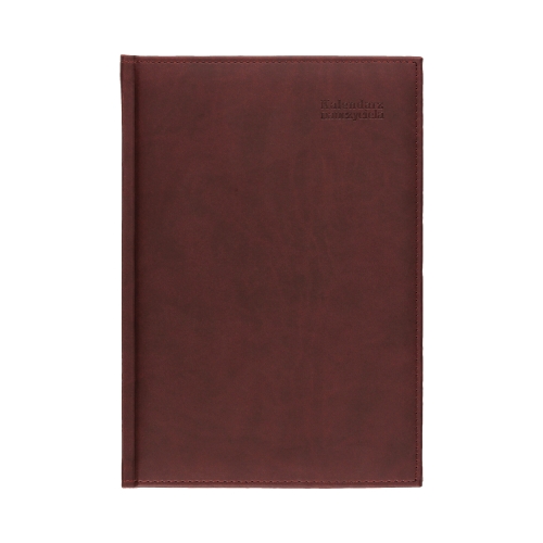 Kalendarz książkowy B5 Nauczyciela bordowy Vivella Tygodniowy