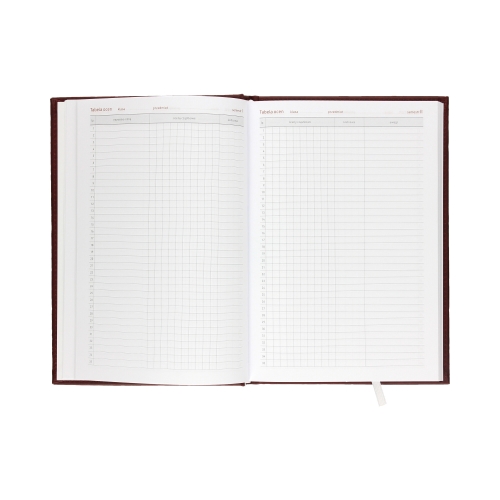 Kalendarz książkowy B5 Nauczyciela bordowy Vivella Tygodniowy