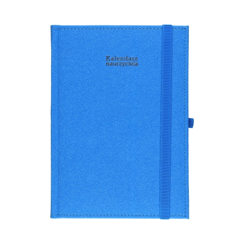 Kalendarz książkowy A5 Nauczyciela niebieski Kraft Tygodniowy