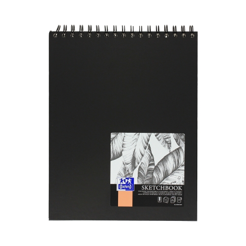Szkicownik A4/50 Sketchbook Oxford spirala czarny 400152648