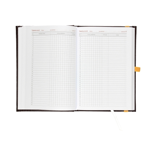 Kalendarz książkowy A5 Nauczyciela czekoladowy Nebraska Tygodniowy