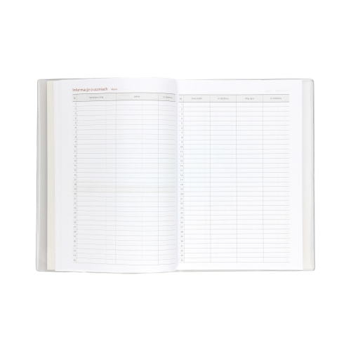 Kalendarz książkowy A5 Nauczyciela Motyle PCV Tygodniowy